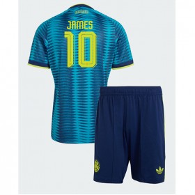 Colombia James Rodriguez #10 Borte skjorte til barn VM 2026 Kortermet (+ korte bukser)